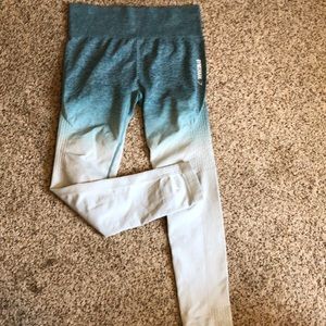 Gymshark Teal Ombré Leggings